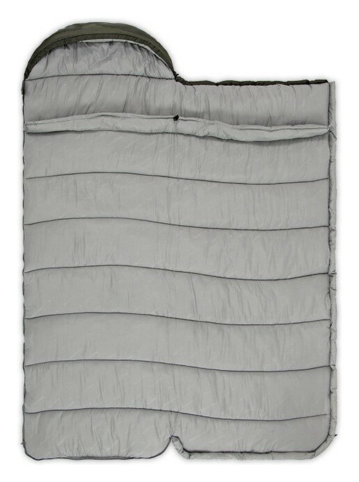 Спальник з капюшоном Naturehike U350 NH20MSD07, (1°C), лівий, зелений