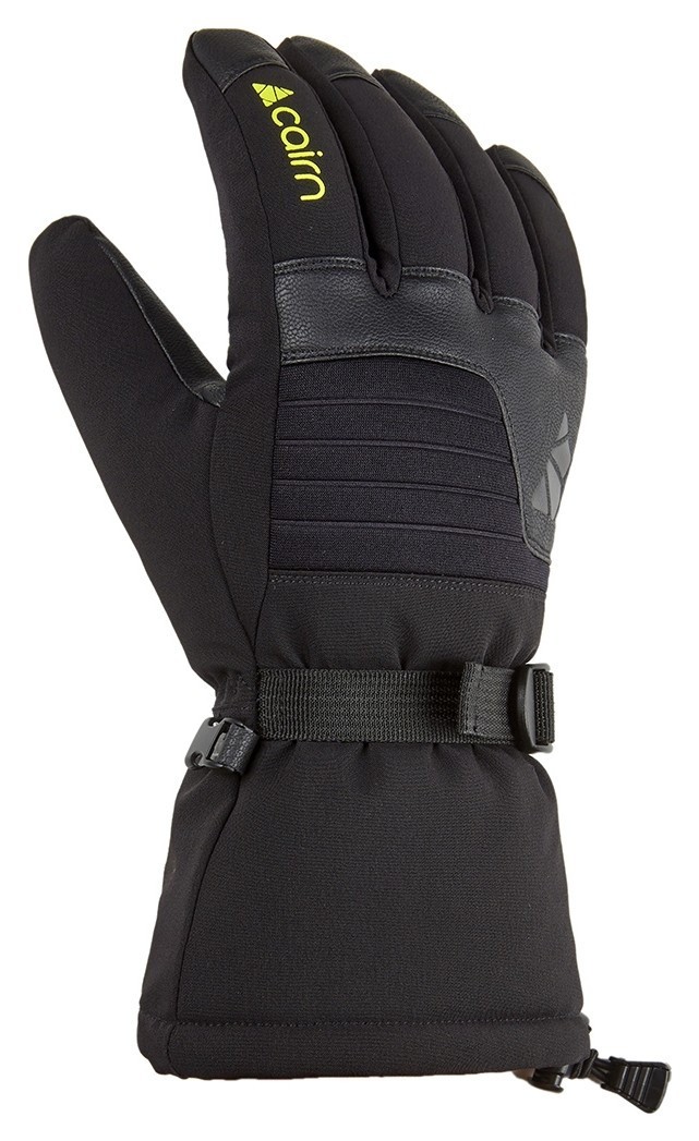 Рукавички Cairn Olympus full black-lemon