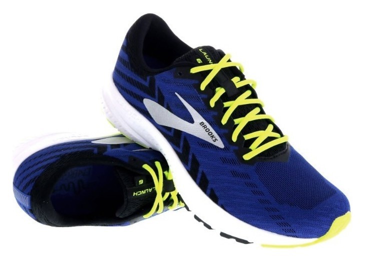 Кросівки чоловічі Brooks LAUNCH 6 M 41 (8.0US) Blue/black/nightlife (1102971D419)