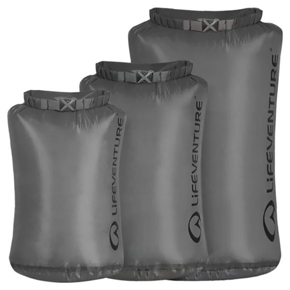 Комплект чохлів Lifeventure Ultralight Dry Bag Set grey