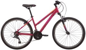Велосипед 26" Pride STELLA 6.1 рама - L 2023 бордовий (задній і передній перемикачі та манетка - MICROSHIFT)