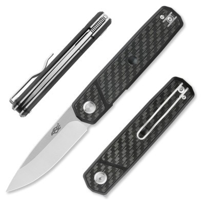 Нiж складаний Firebird FH927-CF чорний карбон