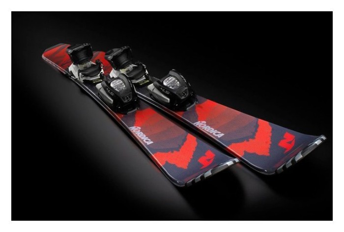 Лижі гірські комплект для підлітків Nordica NAVIGATOR TEAM+J4.5 FDT 100см Black/red (0A0338MF) WRH