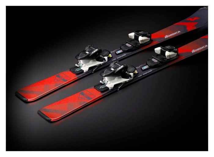 Лижі гірські комплект для підлітків Nordica NAVIGATOR TEAM+J4.5 FDT 100см Black/red (0A0338MF) WRH