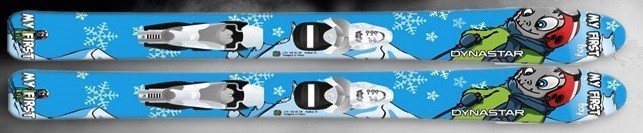 Лижі гірські (комплект) для дітей Dynastar My First Speed + Team 2 RL 67см Blue (DACWV02+FC0A043)