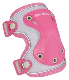 Захисний комплект налокітники та наколінники MICRO - РОЖЕВИЙ (лік. 17-21 cm, кол. 25-31 cm, M.)