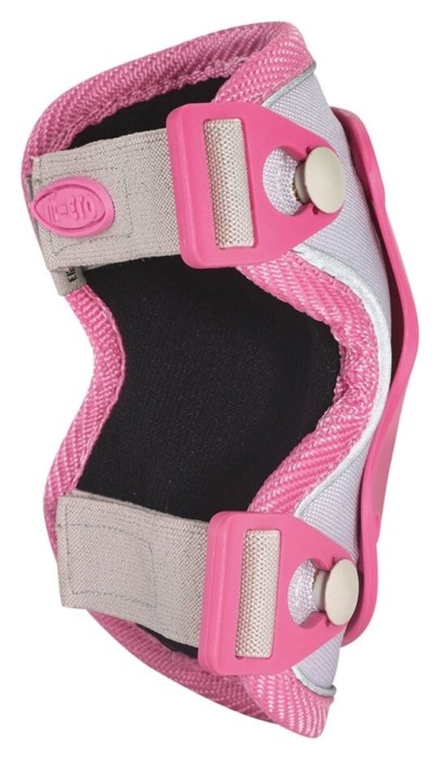 Захисний комплект налокітники та наколінники MICRO - РОЖЕВИЙ (лік. 17-21 cm, кол. 25-31 cm, M.)