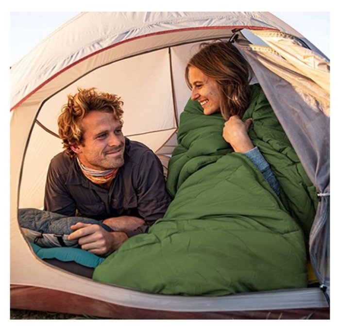 Спальний мішок Naturehike F150 NH22MSD05, лівий, зелений