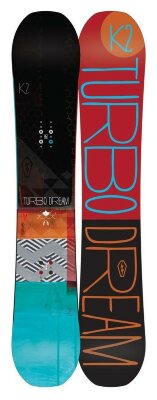 Сноуборд K2 TURBO DREAM 162 Black/multicolor (1150015) O