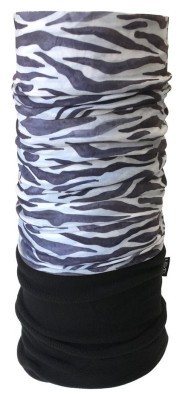 Бандана-бафф багатофункціональна Level ZEBRA One size Black/white (LSMS21U6M)