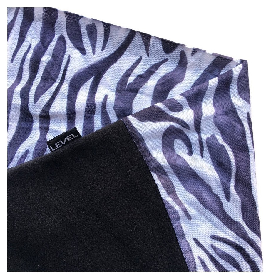 Бандана-бафф багатофункціональна Level ZEBRA One size Black/white (LSMS21U6M)