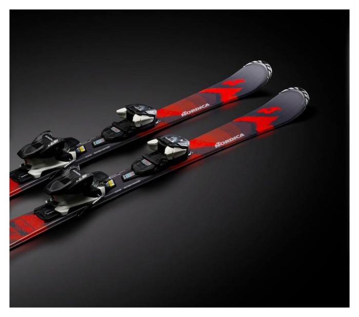 Лижі гірські комплект для підлітків Nordica NAVIGATOR TEAM+J7.0 FDT 120см Black/red (0A0337ME) WRH