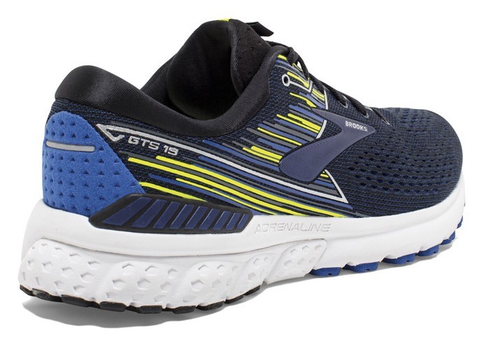 Кросівки чоловічі Brooks ADRENALINE GTS M 44 (10.0US) Black/blue/nightlife (1102941D069)