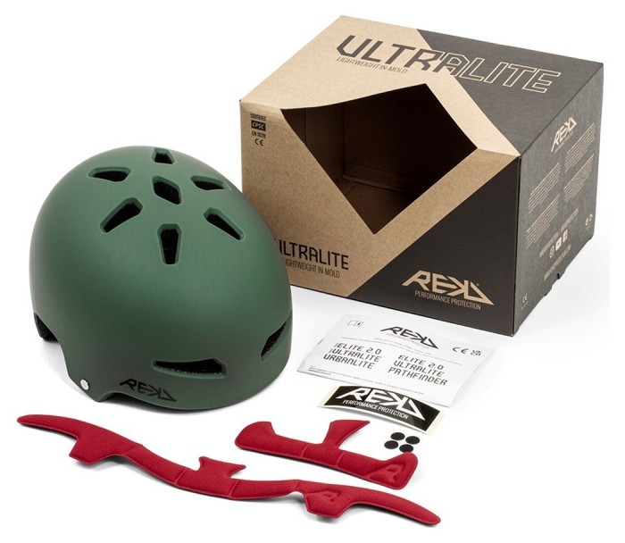 REKD шолом Ultralite In-Mold Helmet green 53-56
