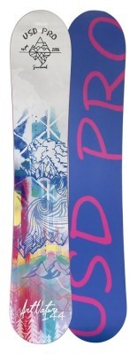 Сноуборд USD Pro ART NATURE 149 Grey/Blue (USB17W1P)