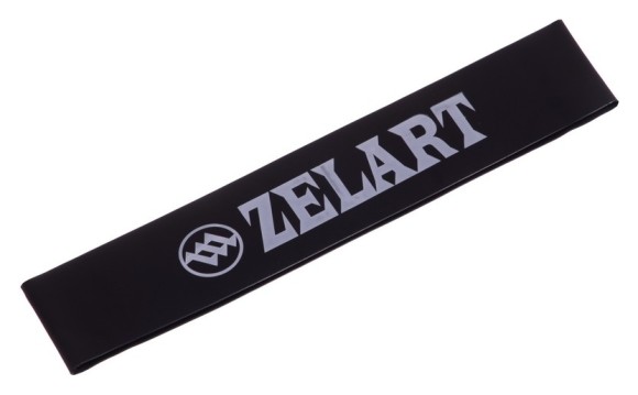 Стрічка опору LOOP BANDS Zelart FI-8228-6 (500x50,8x1,3мм, жорсткість XL), чорна