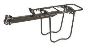 Багажник 24-29" AL консольний чорн. KAIWEI KW-620-10 з бортами (черн.)