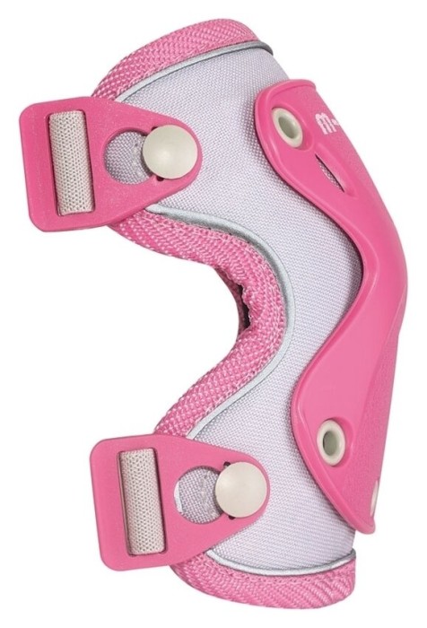 Захисний комплект налокітники та наколінники MICRO - РОЖЕВИЙ (лік. 15-19 сm, кол. 21-27 сm, S.)