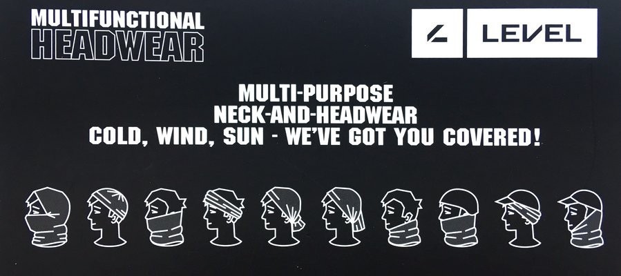 Бандана-бафф багатофункціональна Level SPIDERWEB One size Black/green (LSMS21U5M)