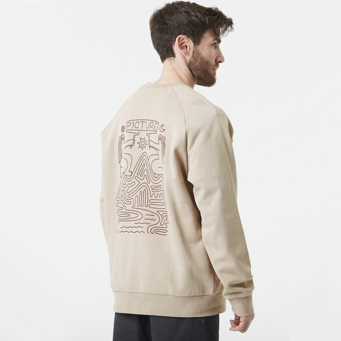 Picture Organic світшот Terra plaza taupe L