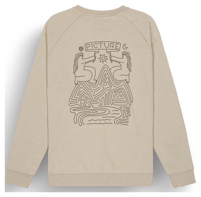 Picture Organic світшот Terra plaza taupe L