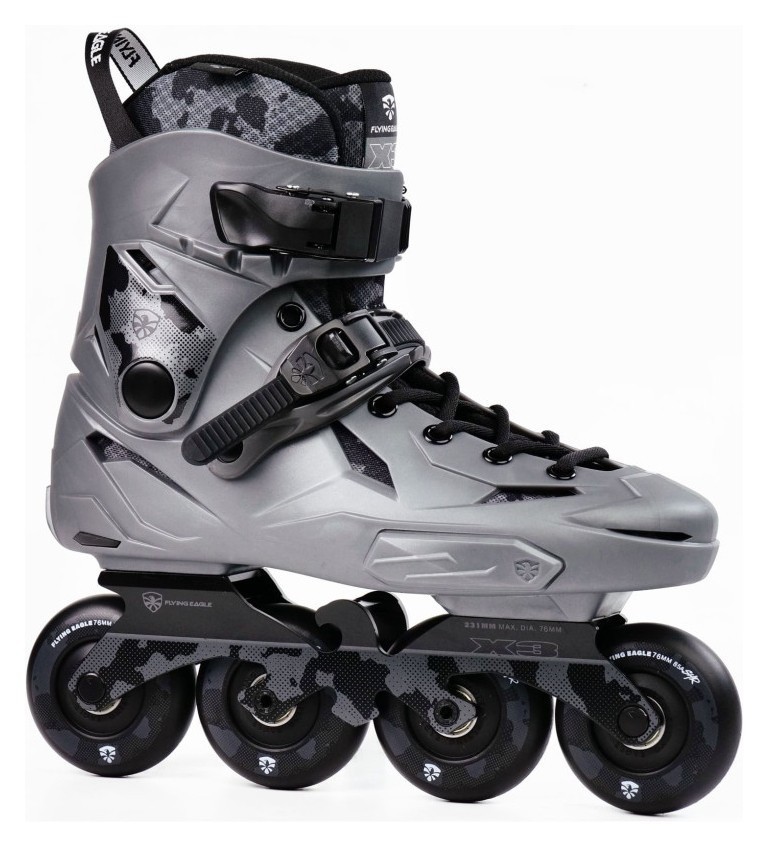 Ролики Flying Eagle X3 Shrike сірі