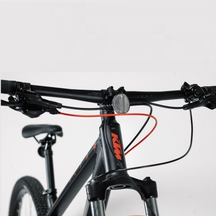 Велосипед KTM ULTRA FUN 29 " рама M / 43, чорний матовий (сіро-помаранчевий), 2022