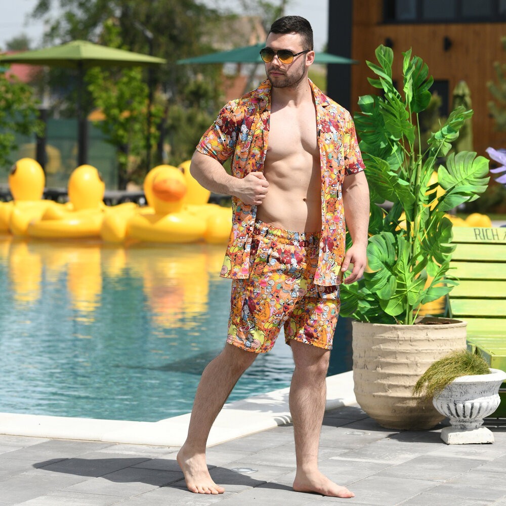 Пляжні шорти чоловічі Pobedov Vocation Multiki