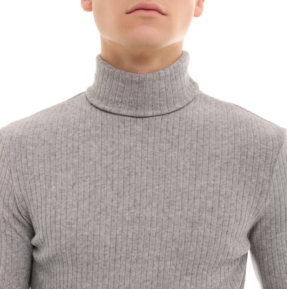 Чоловічий гольф Pobedov Prestige. Світло-сірий гольф для чоловіків. Гольф ангора чоловічий