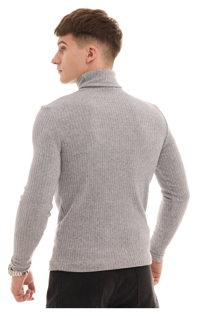 Чоловічий гольф Pobedov Prestige. Світло-сірий гольф для чоловіків. Гольф ангора чоловічий