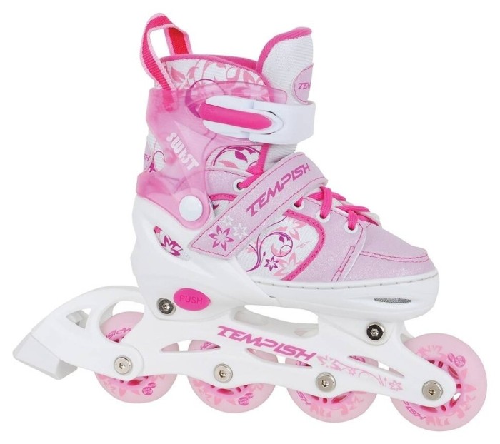 Роликові ковзани Tempish Swist Flash, рожеві