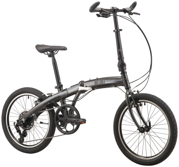 Велосипед 20" Pride MINI 8 2024 темно-сірий