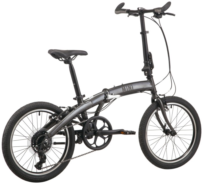Велосипед 20" Pride MINI 8 2024 темно-сірий