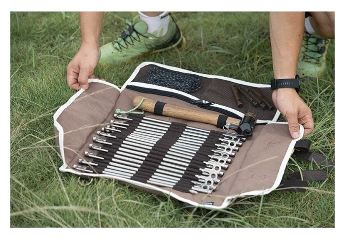 Чохол-органайзер Naturehike для кілочків (маленький) NH20PJ093, коричневий