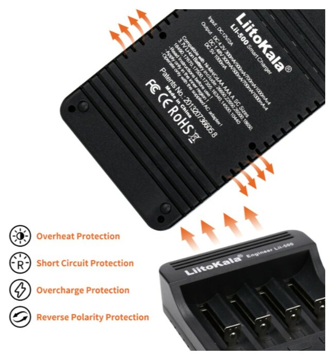 Зарядний пристрій Liitokala Lii-500 EU