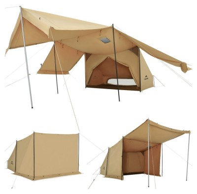 Намет одномісний із тентом Naturehike CNK2450WS026, коричневий