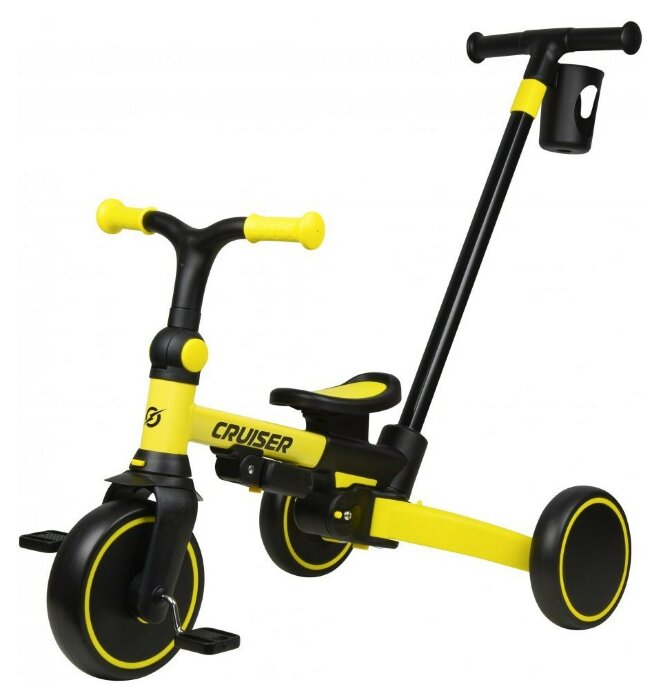 Біговел Tri-cycle 6in1 Cruiser Milano 002 yellow (Жовтий)