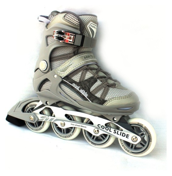 Ролики (0016) сірий Bavar Sport