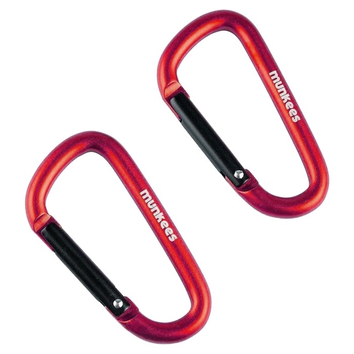 Munkees 3206 карабін D 6 мм x 60 мм (пара) red