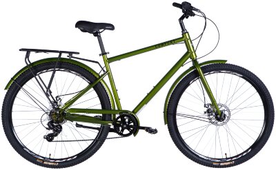 Велосипед ST 28" Dorozhnik COMFORT MALE DD FR рама-20" болотно-зелений 2025
