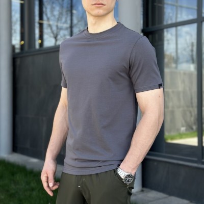 Чоловіча футболка темно-сіра Pobedov Peremoga