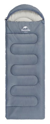 Спальний мішок Naturehike Y150L NH21MSD08, правий, сіро-блакитний