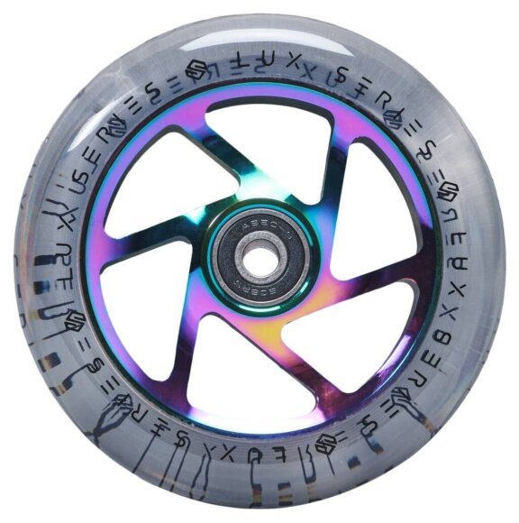 Колесо Striker Lux Clear Pro Scooter 110 Rainbow