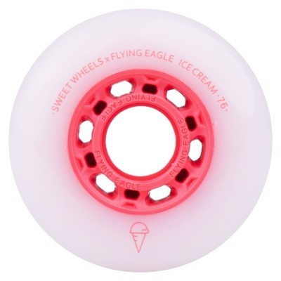 Колеса для роликів Flying Eagle Ice Cream 85A 4 шт червоні