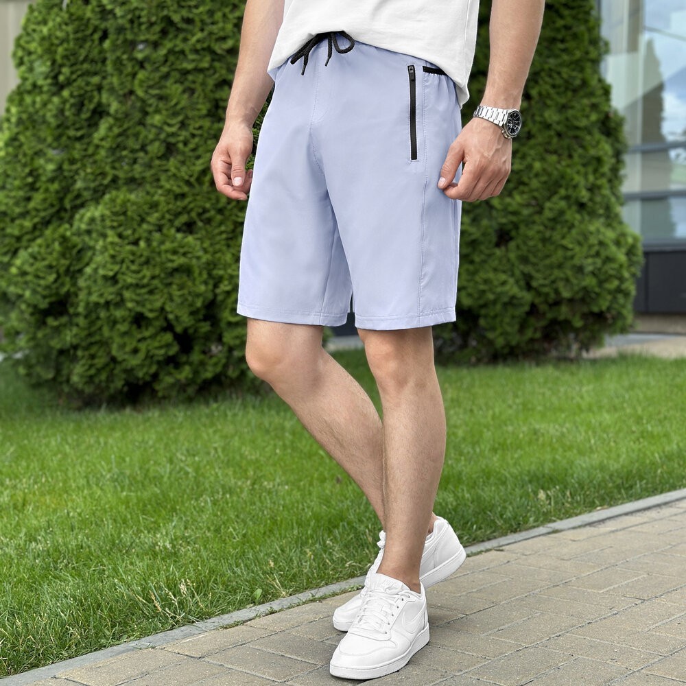 Чоловічі шорти прямого крою сірі Pobedov Vil'nyy