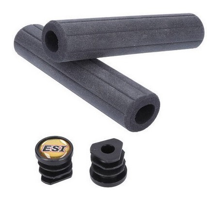 Гріпси ESI Ribbed Extra Chunky Black Silicone Bicycle Grips