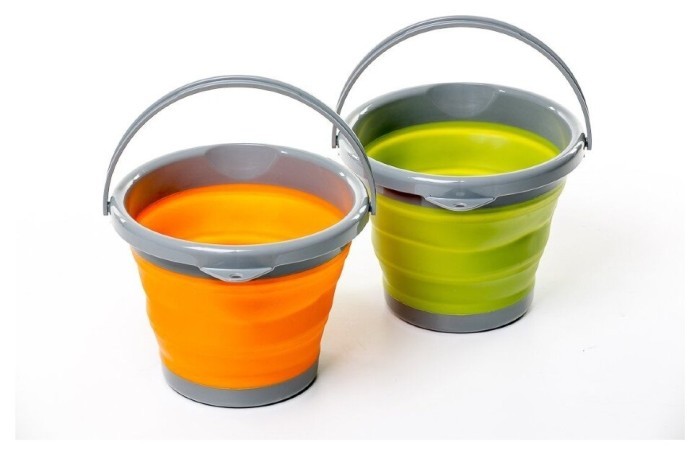 Відро TRAMP складане силіконове 5л UTRC-092, Олива