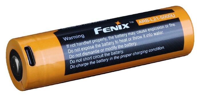 Акумулятор 21700 Fenix ARB-L21-5000U usb Type-C зарядка