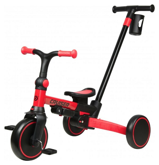 Біговел Tri-cycle 6in1 Cruiser Milano 002 red (Червоний)