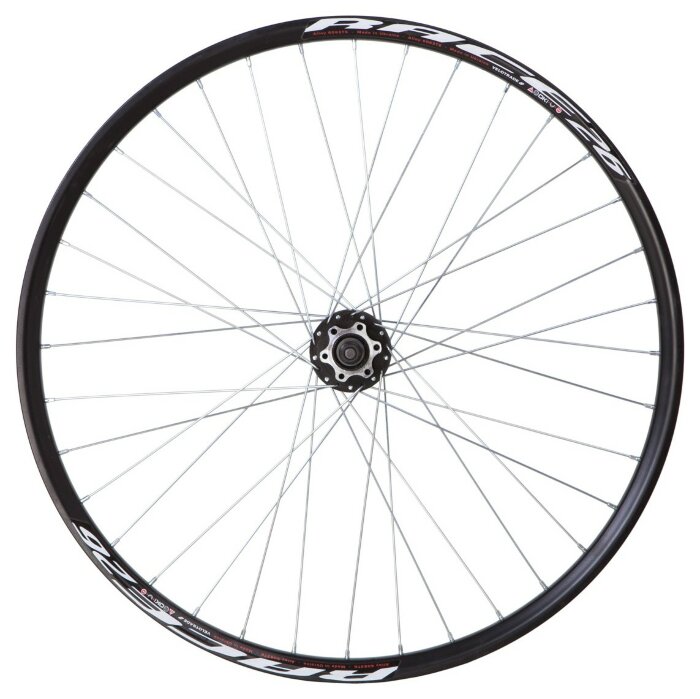 Колесо задн. VLT 24" під диск. обід двост. AL 36H ED; Втулка ST SHUNFENG SF-H25R під тріщину чорн.